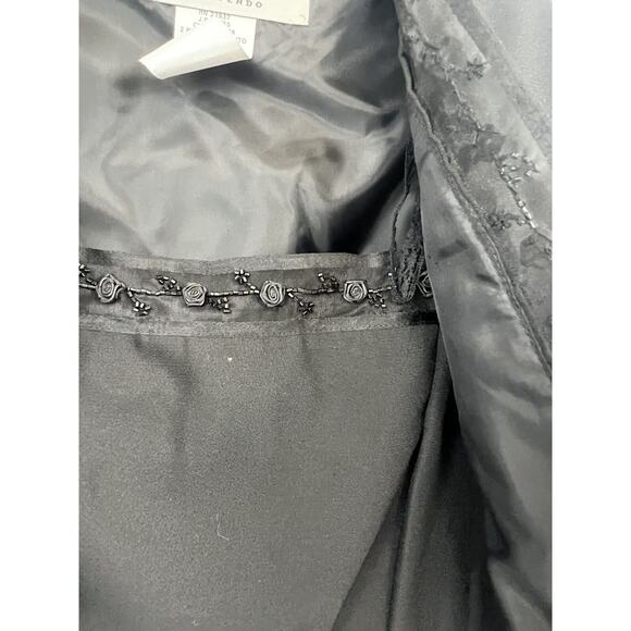 VTG J.R. NITES BY CALIENDO 2-piece Black Bolero Jacket Dress‎ Formal Sz. 14 - Picture 4 of 10